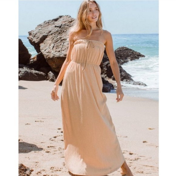 47711 Strapless Maxi Dress - Picture 2 of 3